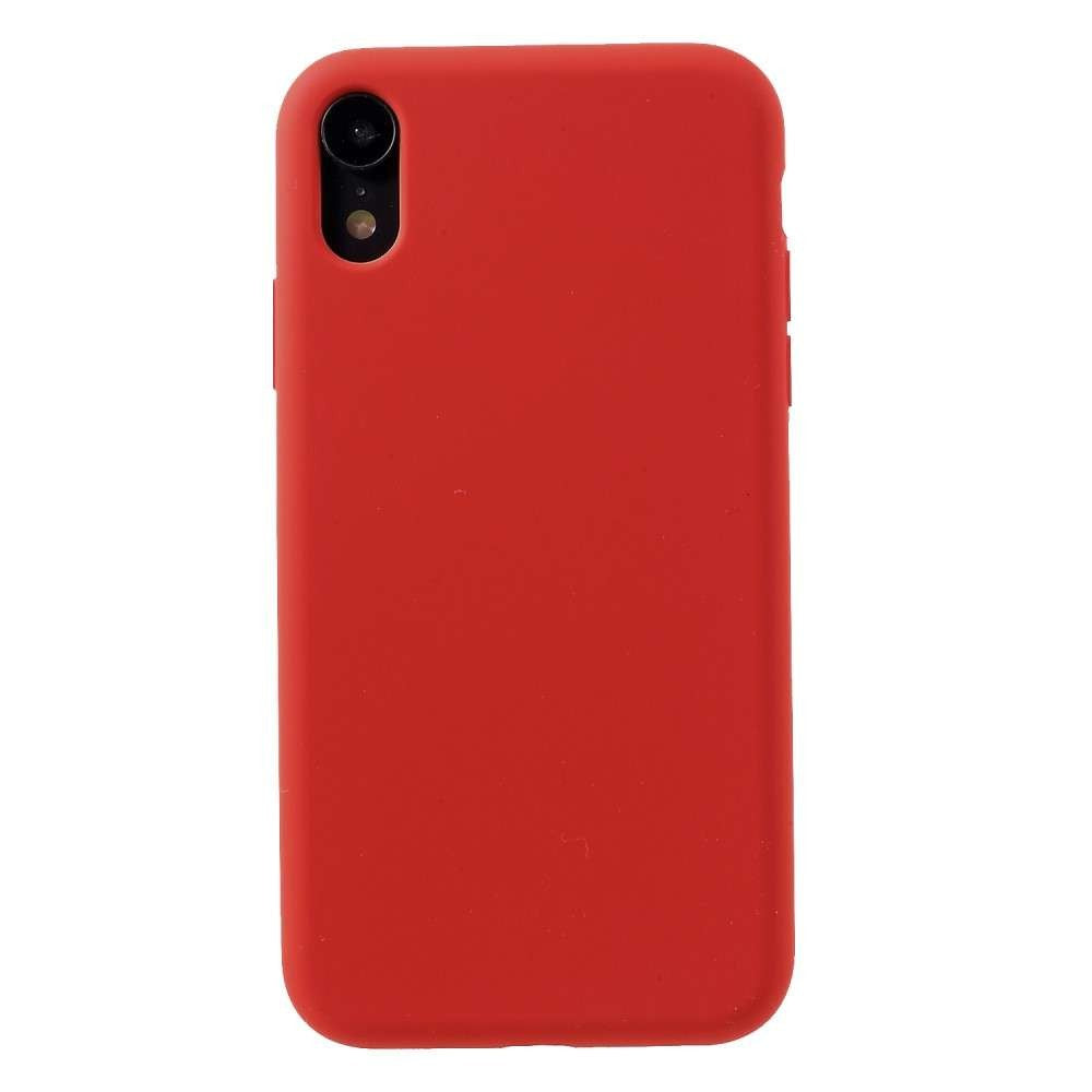 Husa protectie compatibila cu Apple iPhone 11 Pro Liquid Silicone Case Rosu-15