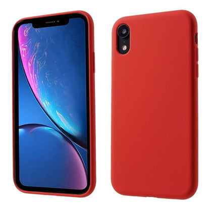 Husa protectie compatibila cu Apple iPhone 11 Pro Liquid Silicone Case Rosu-16