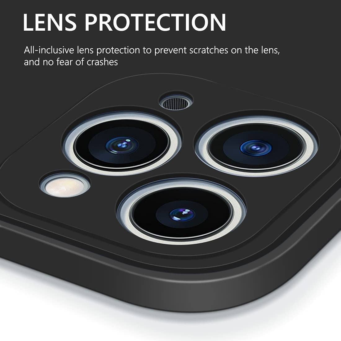 Husa protectie compatibila cu Apple iPhone 11 Pro Max Liquid Silicone Case Negru-1