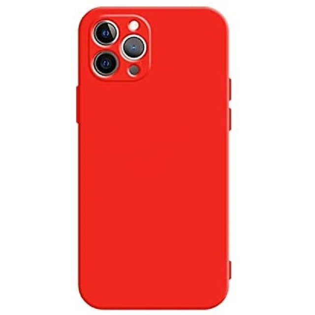 Husa protectie compatibila cu Apple iPhone 11 Pro Max Liquid Silicone Case Rosu-5