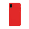Husa protectie compatibila cu Apple iPhone X/XS Liquid Silicone Case Rosu-0