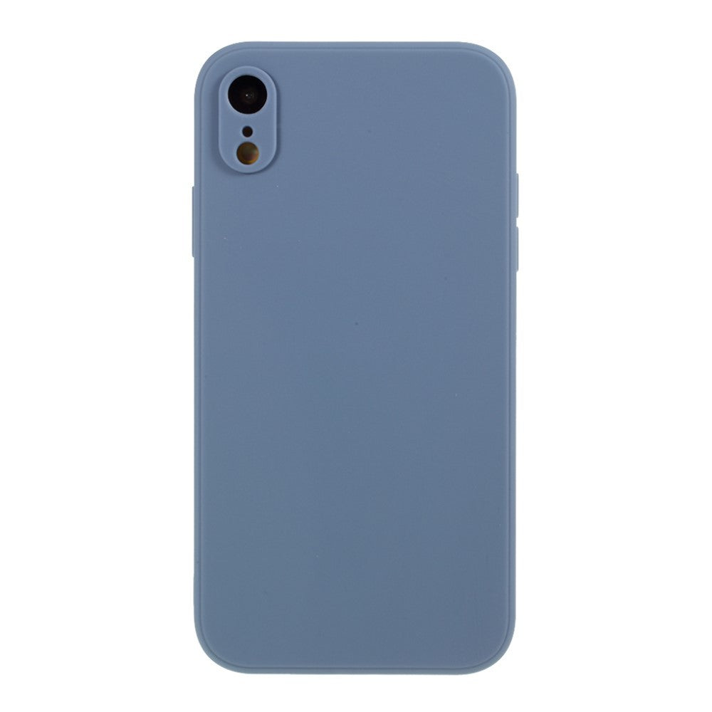 Husa protectie compatibila cu Apple iPhone XR Liquid Silicone Case Albastru inchis-7