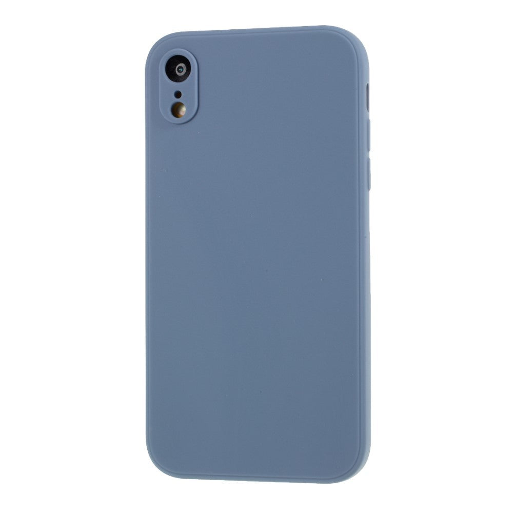 Husa protectie compatibila cu Apple iPhone XR Liquid Silicone Case Albastru inchis-8