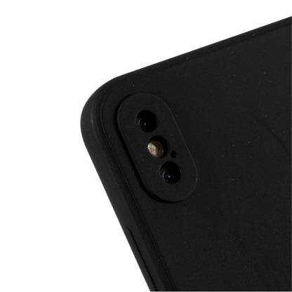 Husa protectie compatibila cu Apple iPhone XS Max Liquid Silicone Case Negru-4