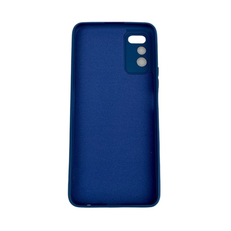 Husa protectie compatibila cu Huawei Enjoy Z Liquid Silicone Case Albastru inchis-3