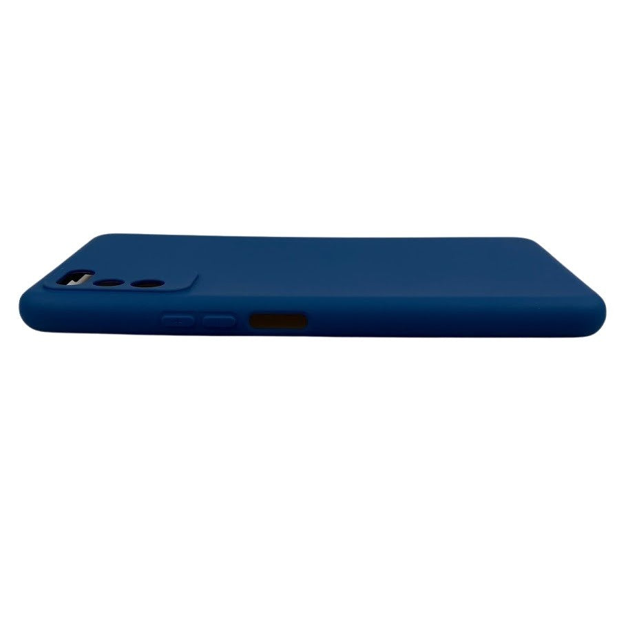 Husa protectie compatibila cu Huawei Enjoy Z Liquid Silicone Case Albastru inchis-4