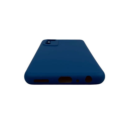 Husa protectie compatibila cu Huawei Enjoy Z Liquid Silicone Case Albastru inchis-6
