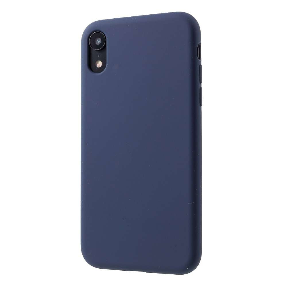Husa protectie compatibila cu Huawei Enjoy Z Liquid Silicone Case Albastru inchis-8