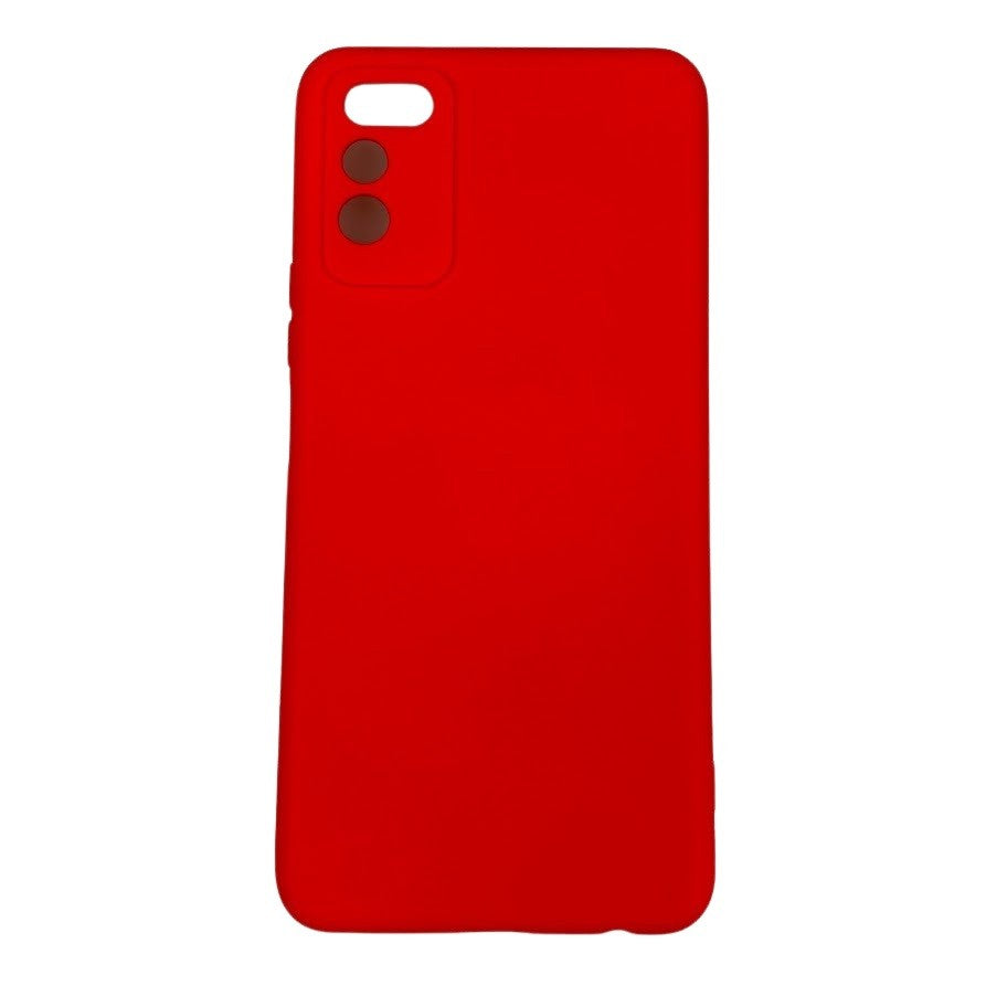 Husa protectie compatibila cu Huawei Enjoy Z Liquid Silicone Case Rosu-3