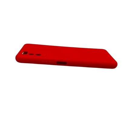 Husa protectie compatibila cu Huawei Enjoy Z Liquid Silicone Case Rosu-4