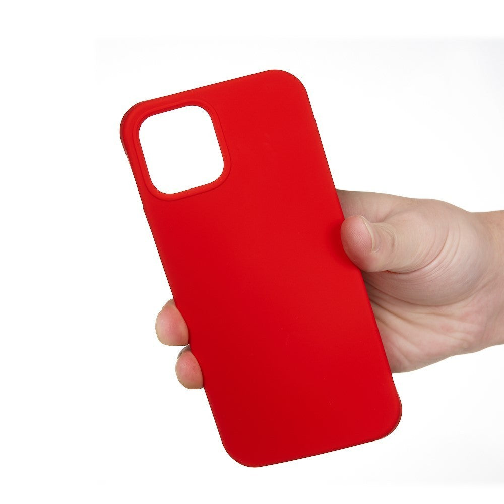 Husa protectie compatibila cu Huawei Enjoy Z Liquid Silicone Case Rosu-10