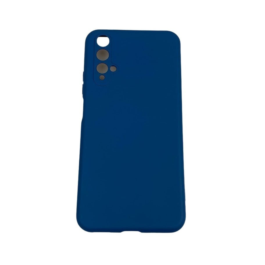 Husa protectie compatibila cu Huawei Nova 5T Liquid Silicone Case Albastru inchis-7