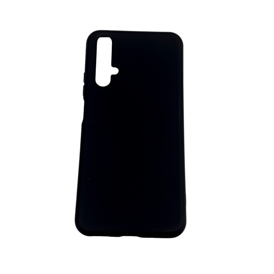 Husa protectie compatibila cu Huawei Nova 5T Liquid Silicone Case Negru-3