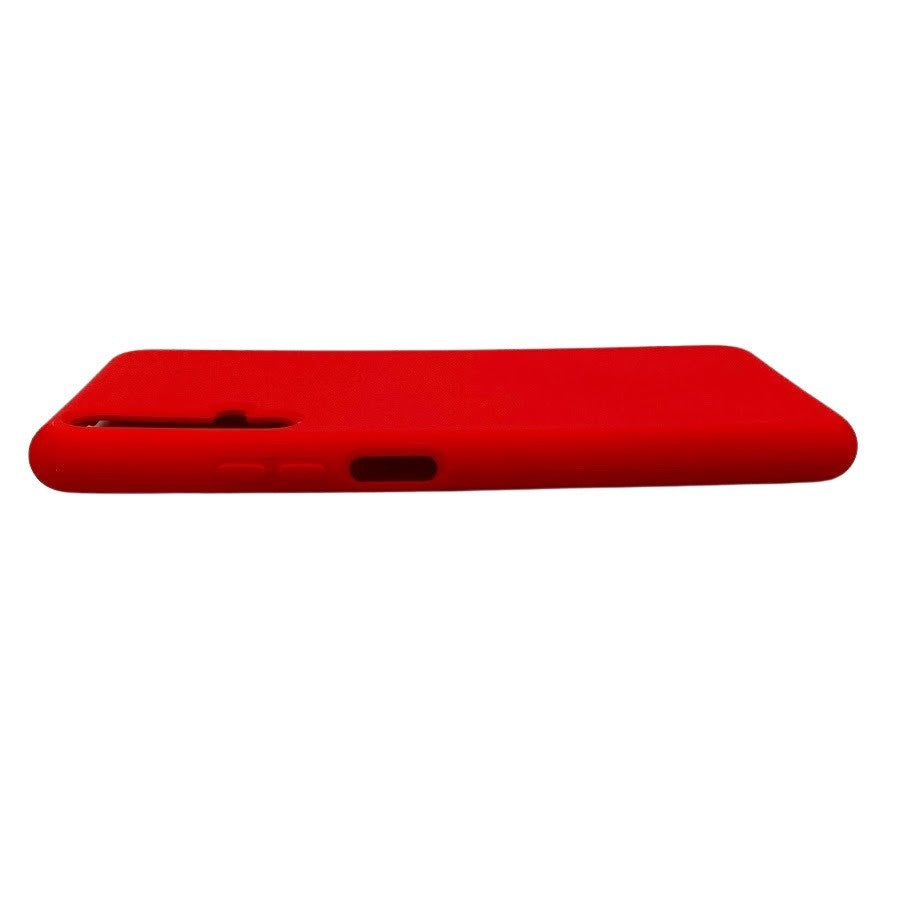 Husa protectie compatibila cu Huawei Nova 5T Liquid Silicone Case Rosu-4