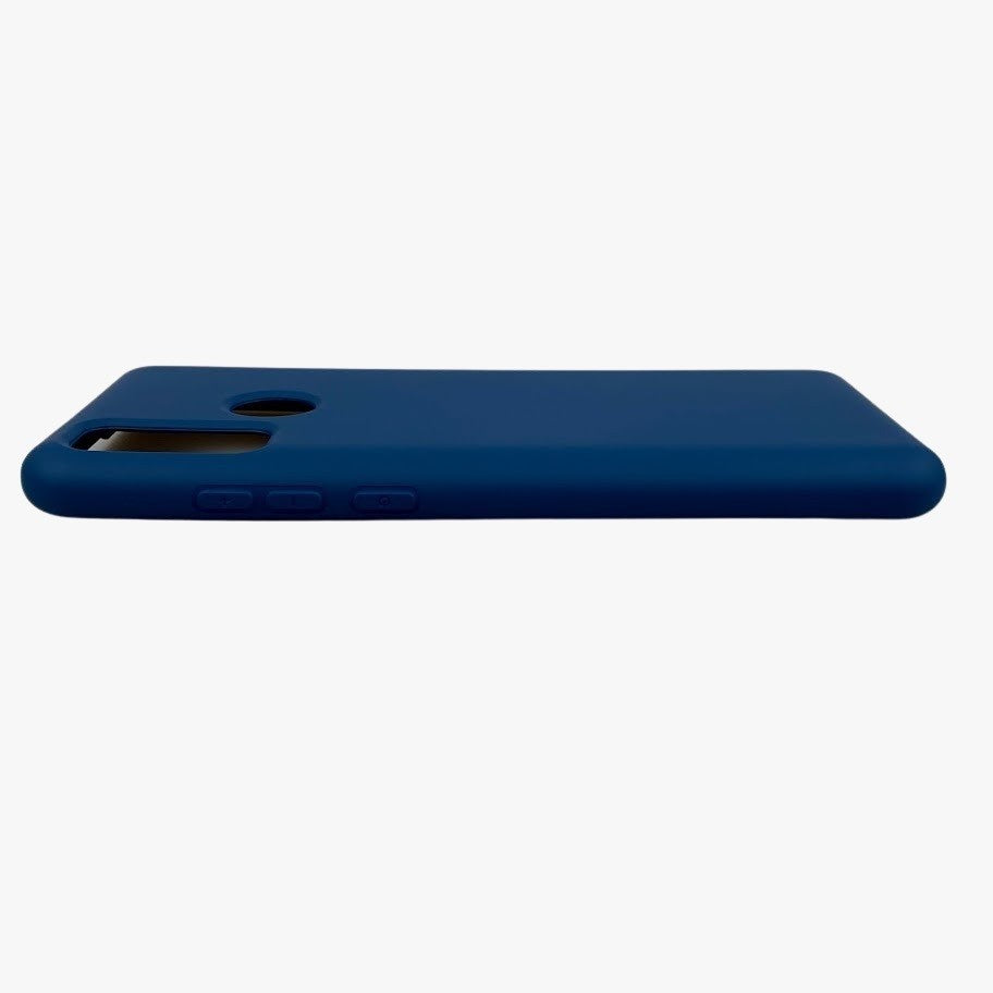 Husa protectie compatibila cu Huawei P Smart 2020 Liquid Silicone Case Albastru inchis-5