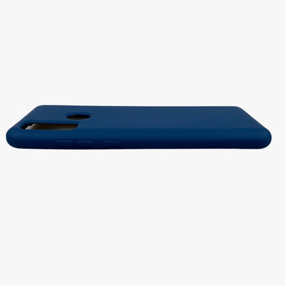 Husa protectie compatibila cu Huawei P Smart 2020 Liquid Silicone Case Albastru inchis-5