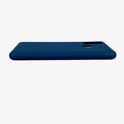 Husa protectie compatibila cu Huawei P Smart 2020 Liquid Silicone Case Albastru inchis-7