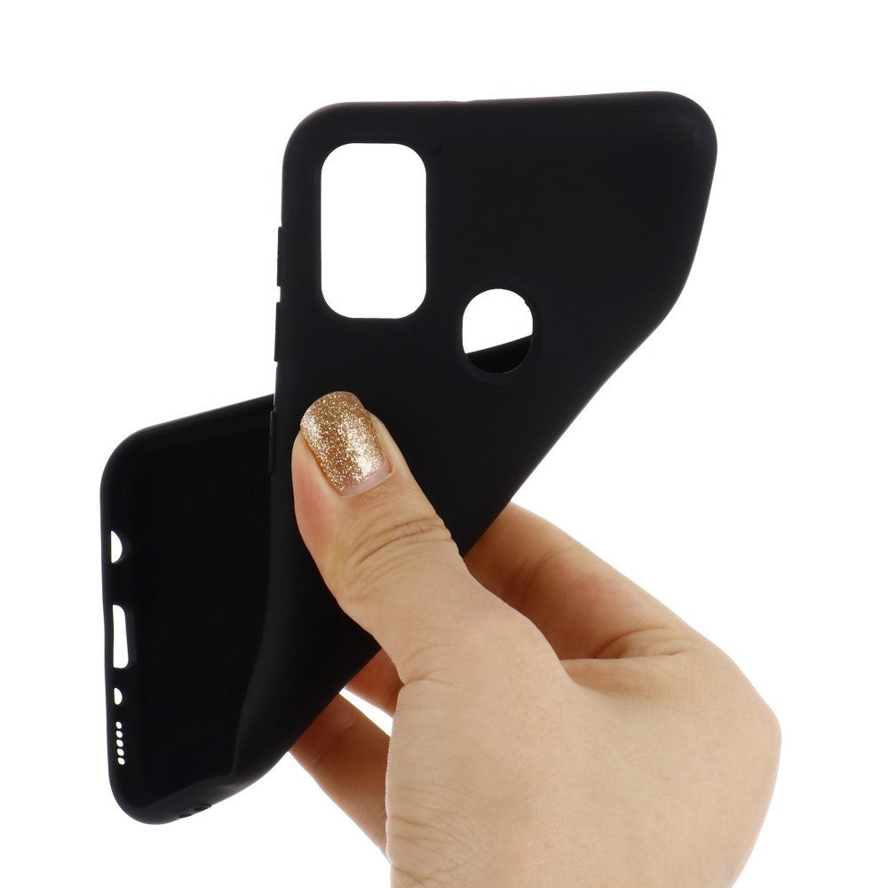 Husa protectie compatibila cu Huawei P Smart 2020 Liquid Silicone Case Negru-3