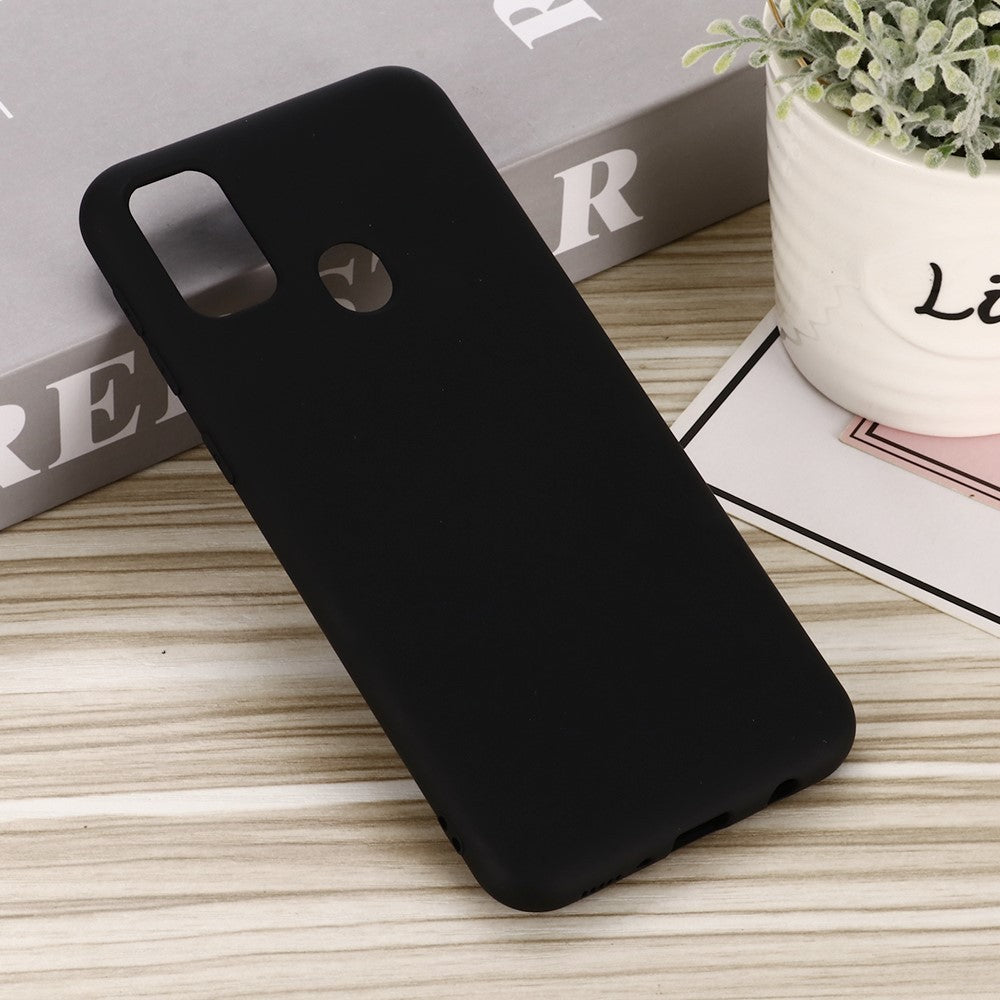 Husa protectie compatibila cu Huawei P Smart 2020 Liquid Silicone Case Negru-4