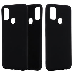 Husa protectie compatibila cu Huawei P Smart 2020 Liquid Silicone Case Negru-0