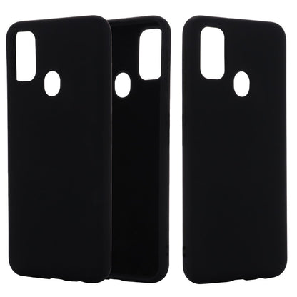 Husa protectie compatibila cu Huawei P Smart 2020 Liquid Silicone Case Negru-0