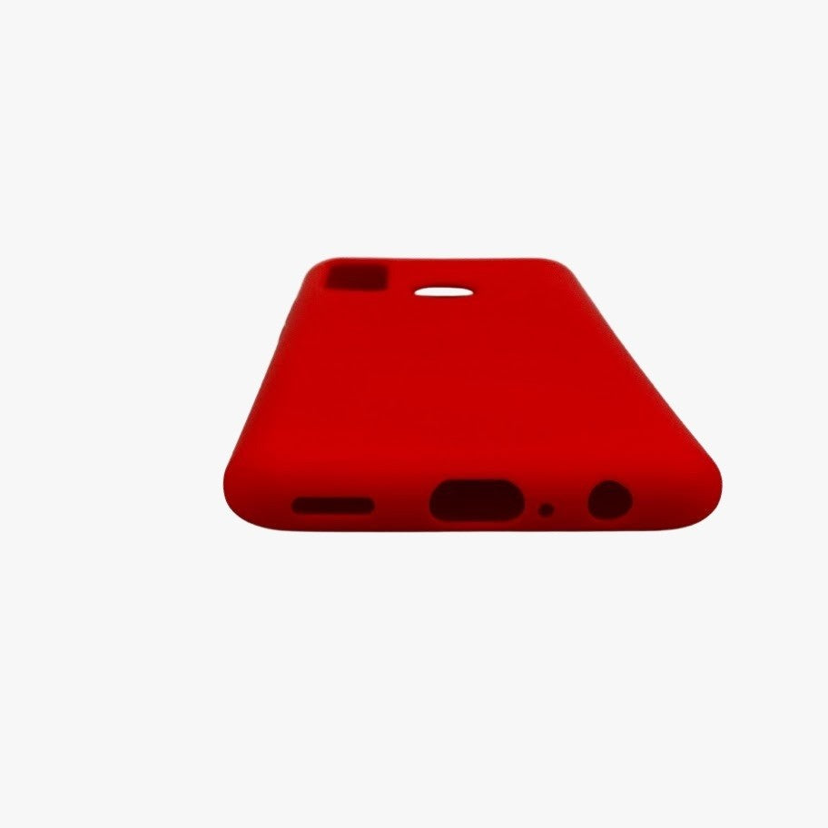 Husa protectie compatibila cu Huawei P Smart 2020 Liquid Silicone Case Rosu-7