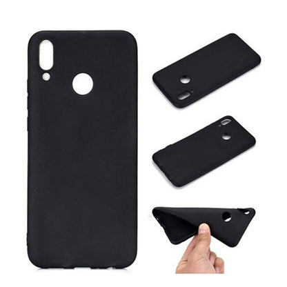 Husa protectie compatibila cu Huawei P Smart Z Liquid Silicone Case Negru-5