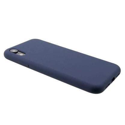Husa protectie compatibila cu Huawei P40 Lite E Liquid Silicone Case Albastru inchis-2