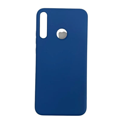 Husa protectie compatibila cu Huawei P40 Lite E Liquid Silicone Case Albastru inchis-4