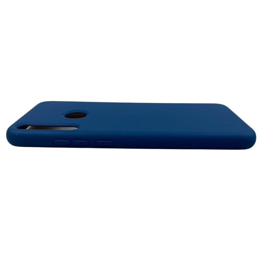 Husa protectie compatibila cu Huawei P40 Lite E Liquid Silicone Case Albastru inchis-5