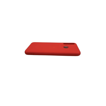 Husa protectie compatibila cu Huawei P40 Lite E Liquid Silicone Case Rosu-6