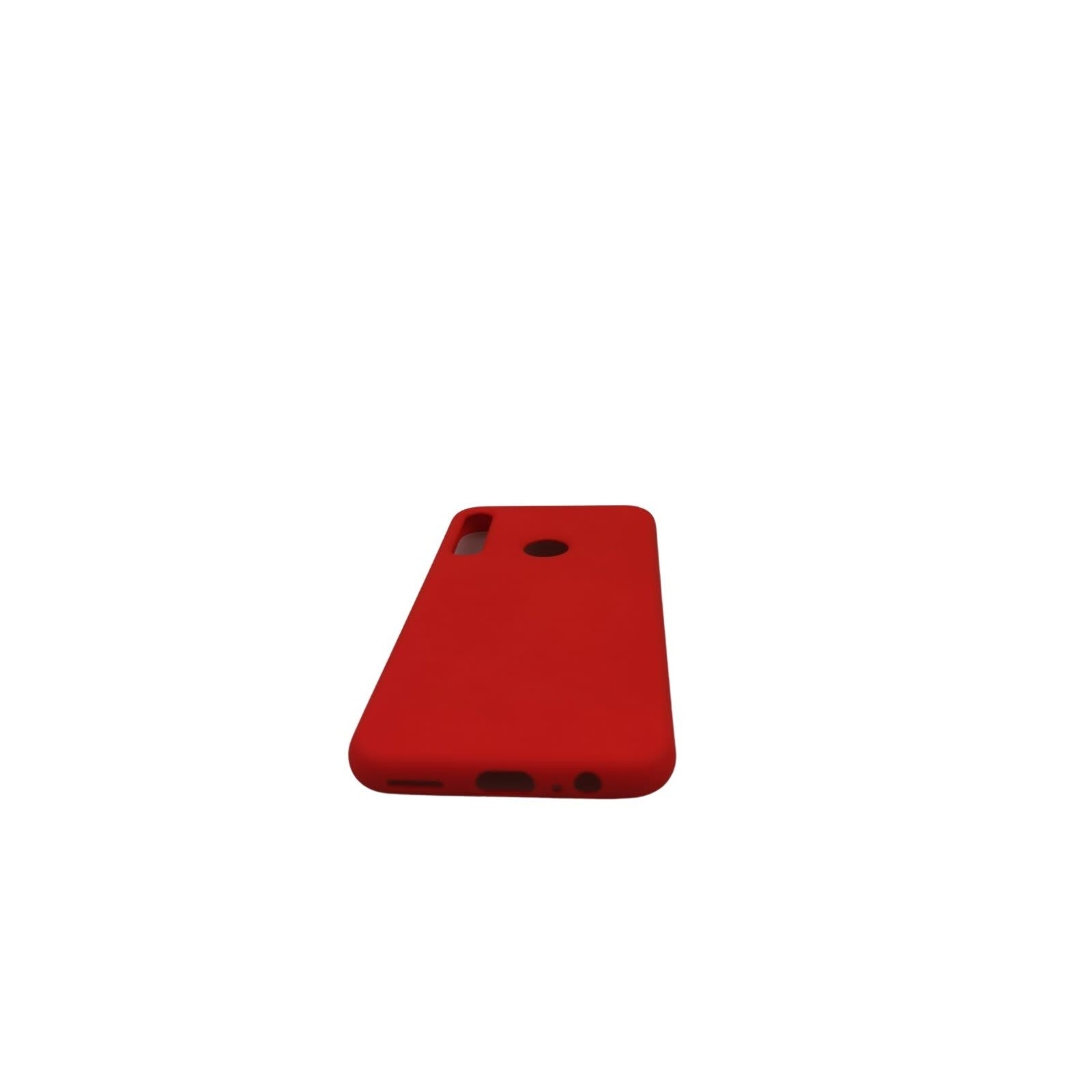 Husa protectie compatibila cu Huawei P40 Lite E Liquid Silicone Case Rosu-7