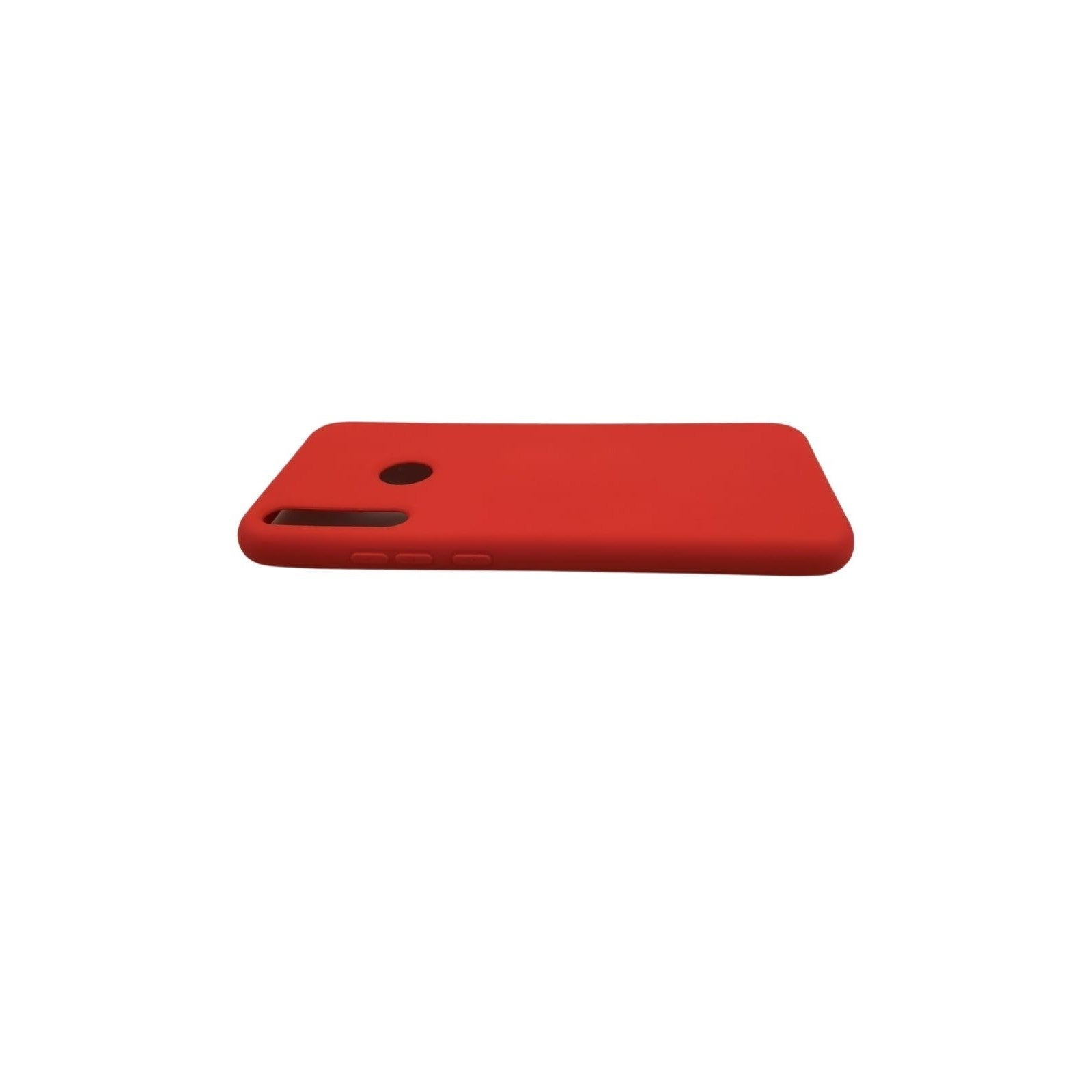 Husa protectie compatibila cu Huawei P40 Lite E Liquid Silicone Case Rosu-8