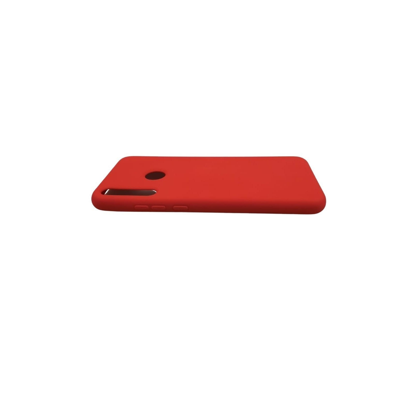 Husa protectie compatibila cu Huawei P40 Lite E Liquid Silicone Case Rosu-11