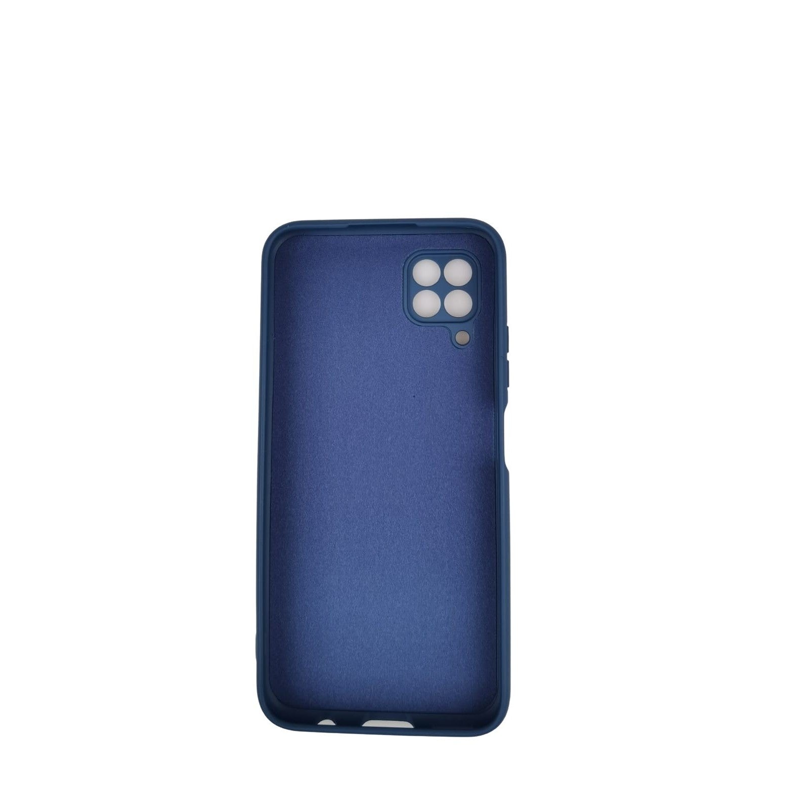 Husa protectie compatibila cu Huawei P40 Lite Liquid Silicone Case Albastru inchis-4