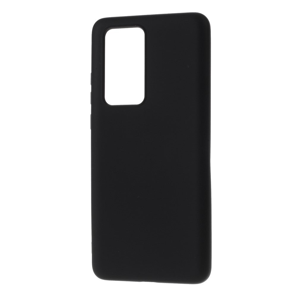Husa protectie compatibila cu Huawei P40 Pro Liquid Silicone Case Negru-2