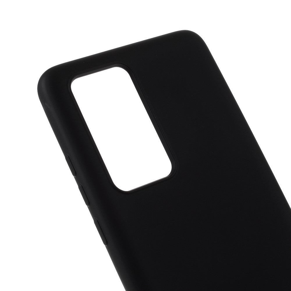Husa protectie compatibila cu Huawei P40 Pro Liquid Silicone Case Negru-4