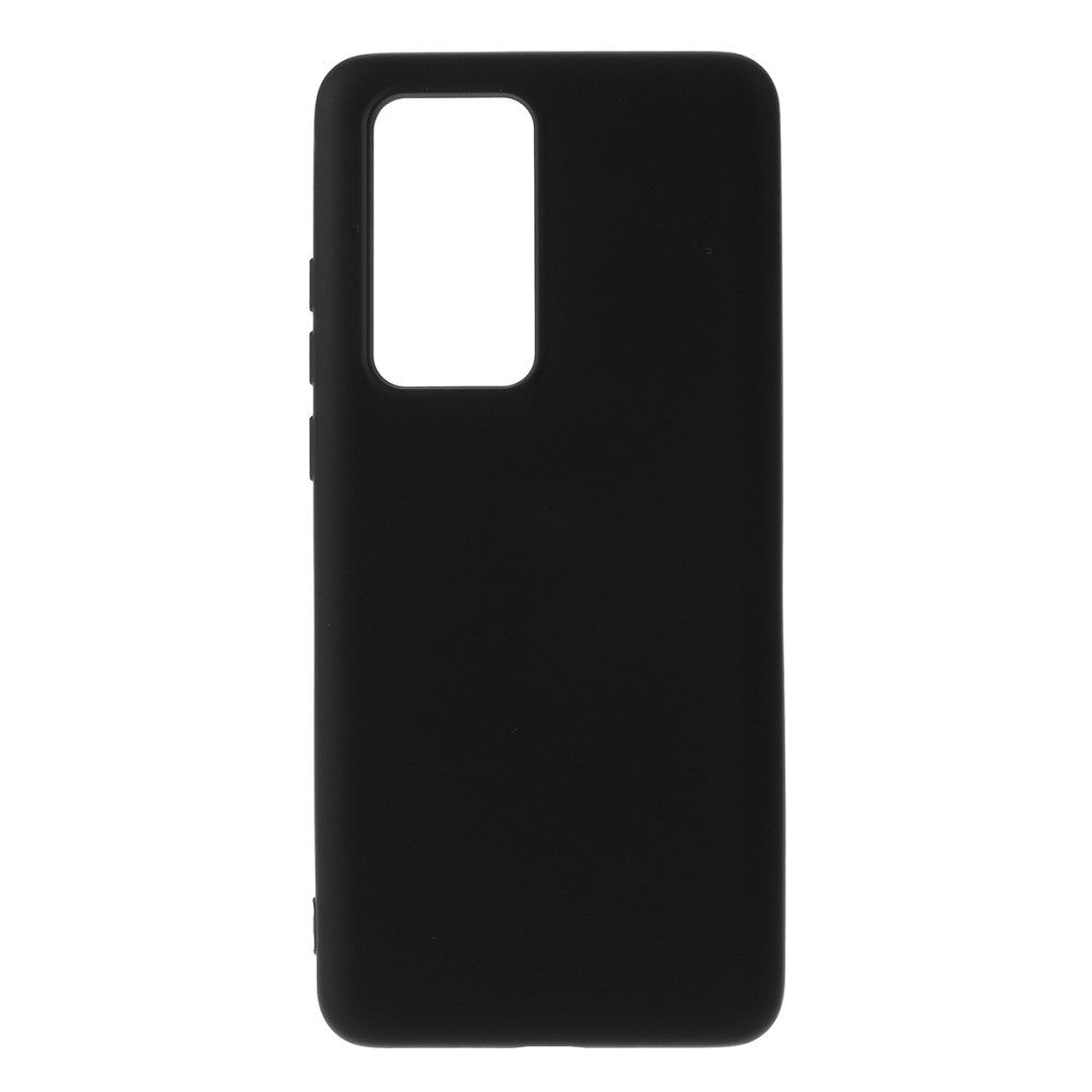 Husa protectie compatibila cu Huawei P40 Pro Liquid Silicone Case Negru-0