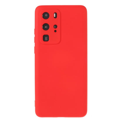 Husa protectie compatibila cu Huawei P40 Pro Liquid Silicone Case Rosu-0