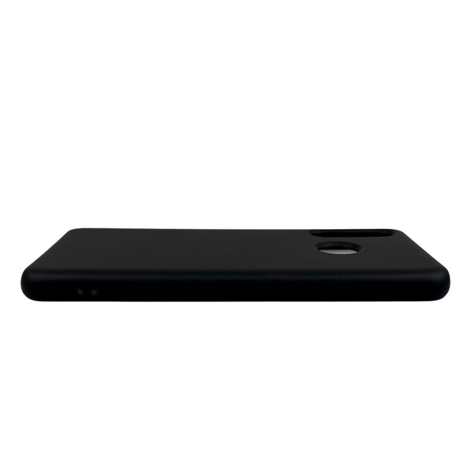Husa protectie compatibila cu Huawei Y6 2019 Liquid Silicone Case Negru-5