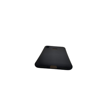 Husa protectie compatibila cu Huawei Y7 2019 Liquid Silicone Case Negru-3