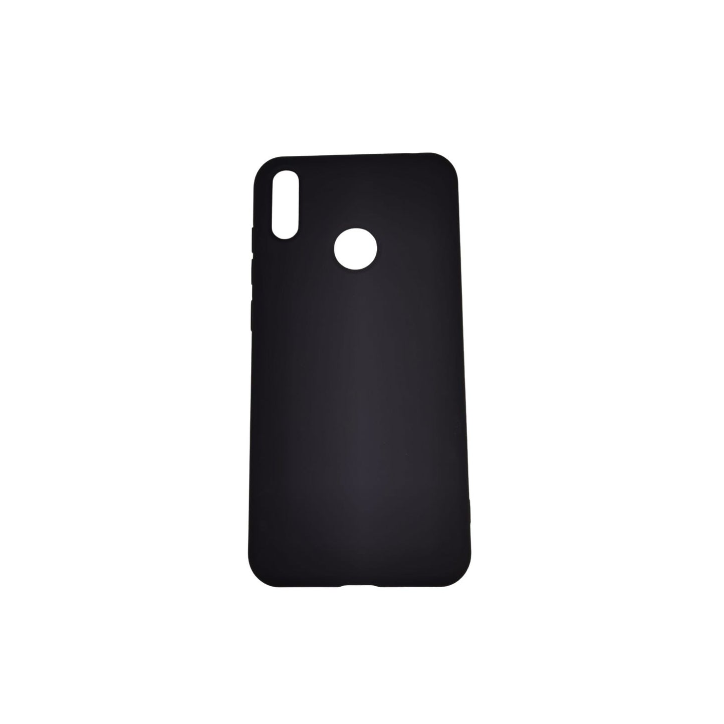 Husa protectie compatibila cu Huawei Y7 2019 Liquid Silicone Case Negru-4