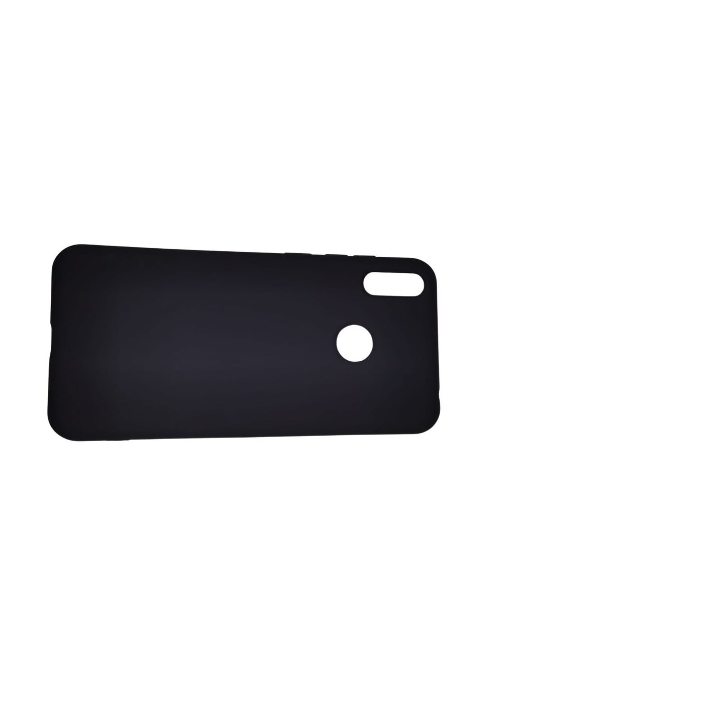 Husa protectie compatibila cu Huawei Y7 2019 Liquid Silicone Case Negru-5