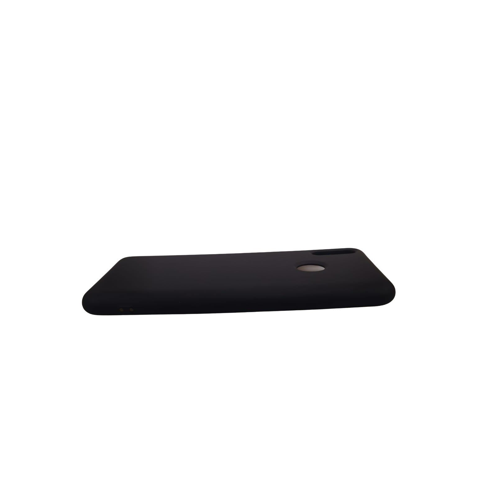 Husa protectie compatibila cu Huawei Y7 2019 Liquid Silicone Case Negru-7