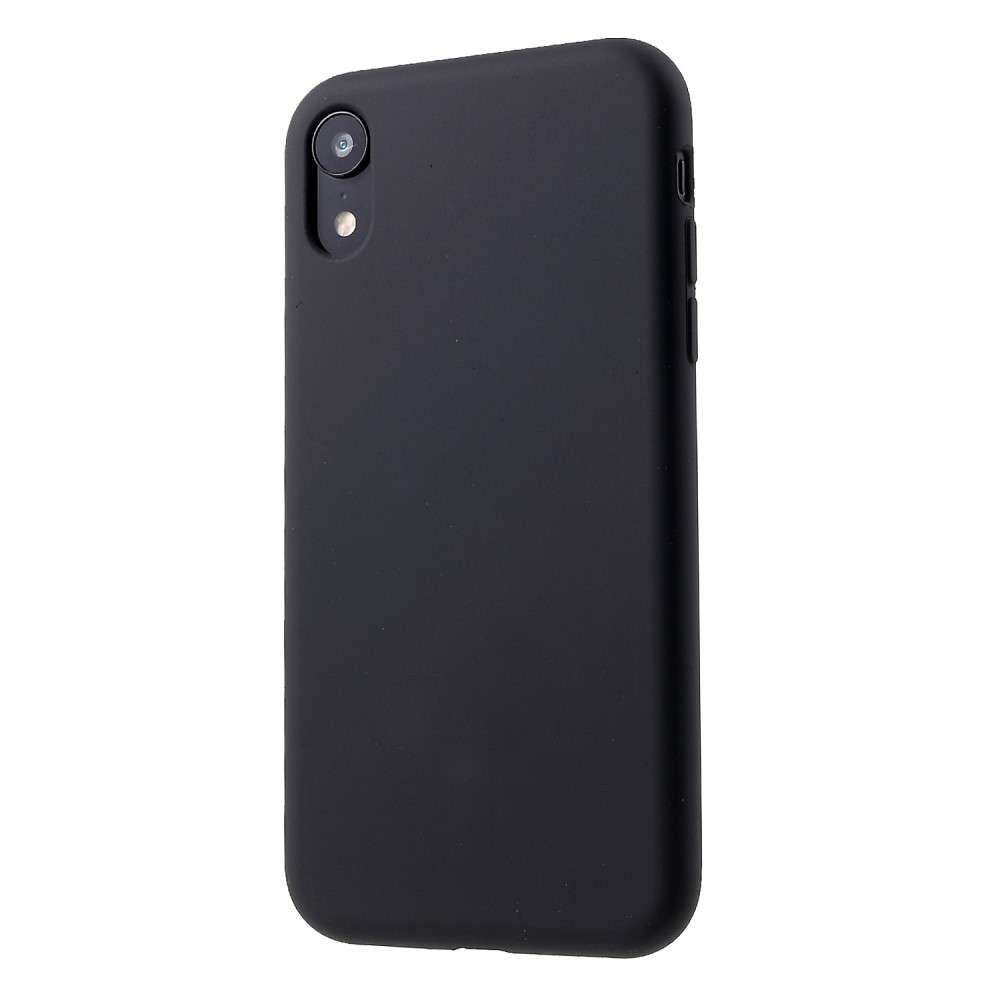 Husa protectie compatibila cu Huawei Y7 2019 Liquid Silicone Case Negru-8