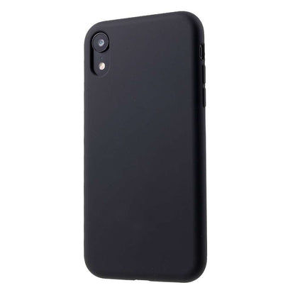 Husa protectie compatibila cu Huawei Y7 2019 Liquid Silicone Case Negru-8