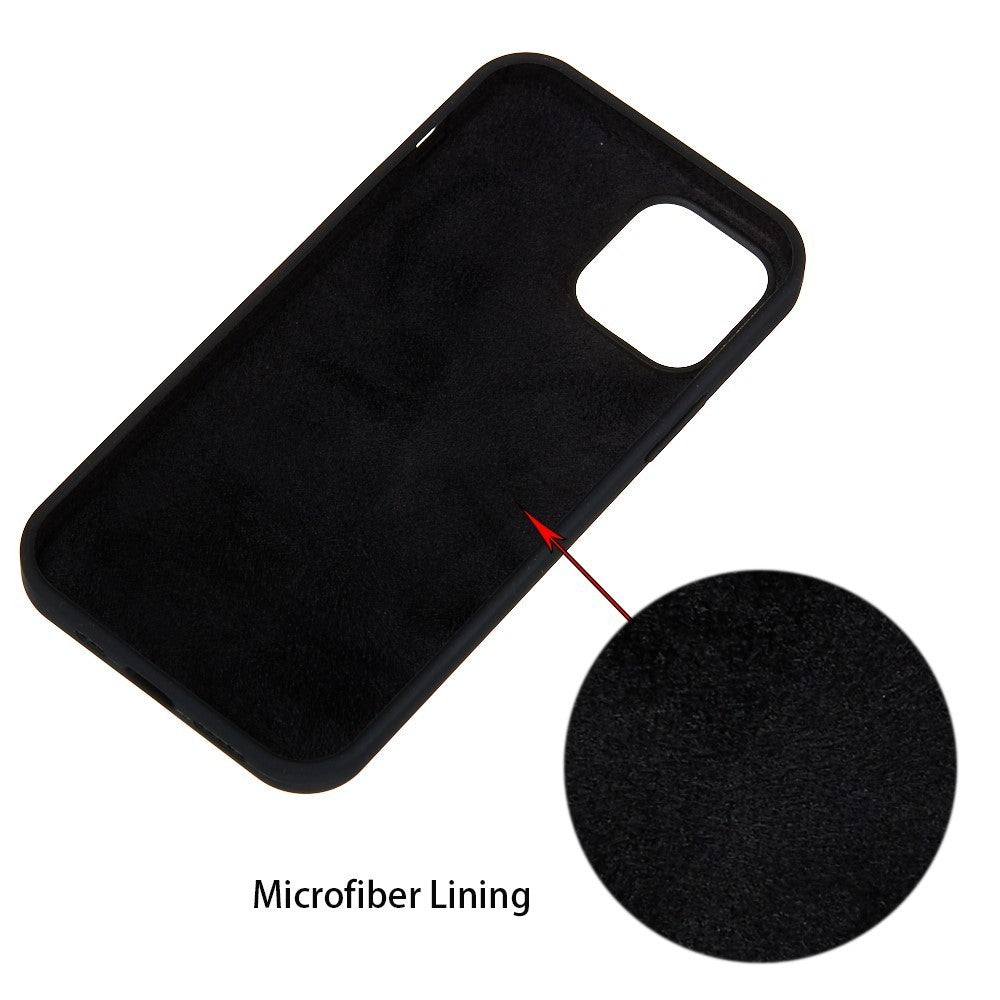 Husa protectie compatibila cu Huawei Y7 2019 Liquid Silicone Case Negru-13