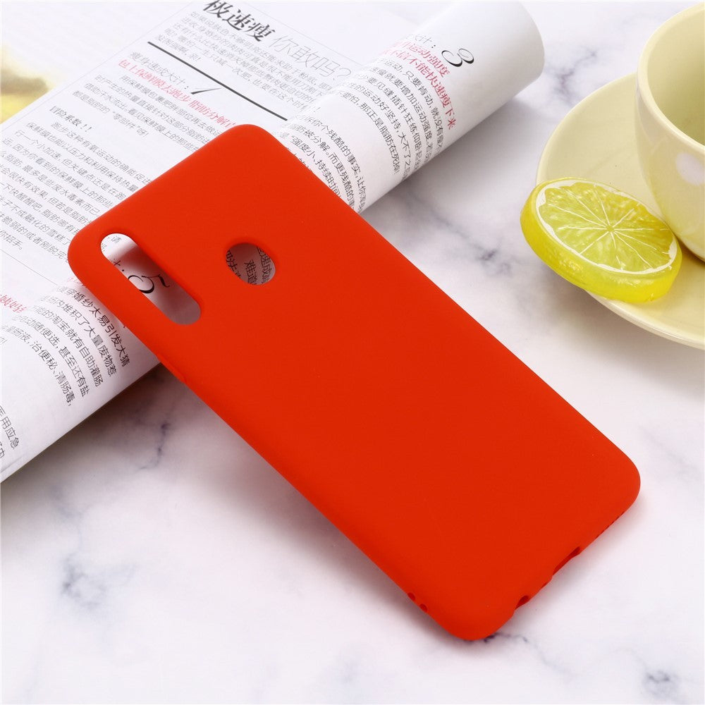 Husa protectie compatibila cu Samsung A20E Liquid Silicone Case Rosu-5