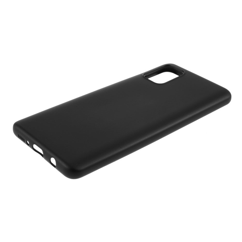 Husa protectie compatibila cu Samsung A51 Liquid Silicone Case Negru-5