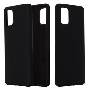 Husa protectie compatibila cu Samsung A71 Liquid Silicone Case Negru-0